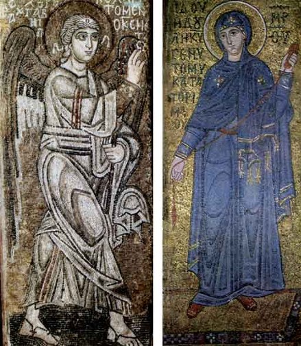 Image - Mosaics of Saint Sophia Cathedral: Announciation.